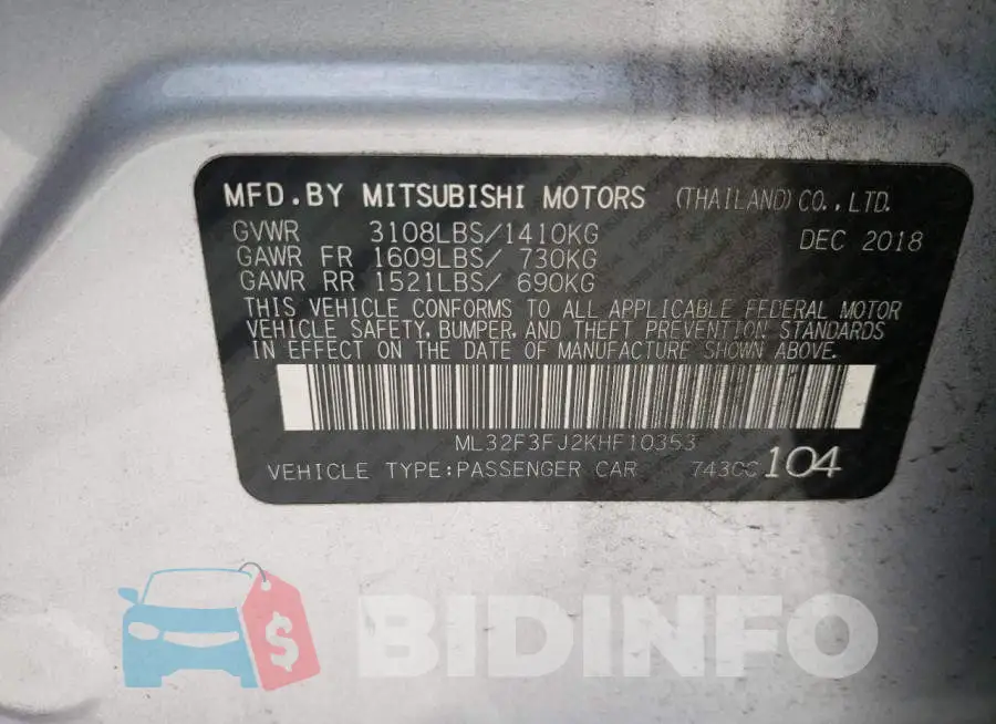 ML32F3FJ2KHF10353 Photo# 13