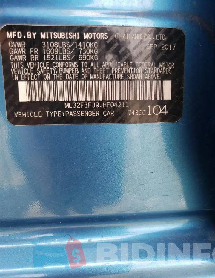 ML32F3FJ9JHF04211 Photo# 12