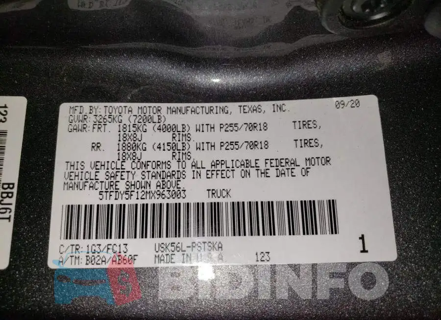 5TFDY5F12MX963003 Photo# 12