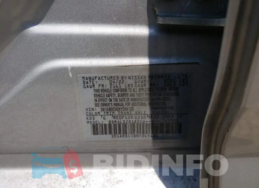3N1AB8CV8NY264135 Photo# 12