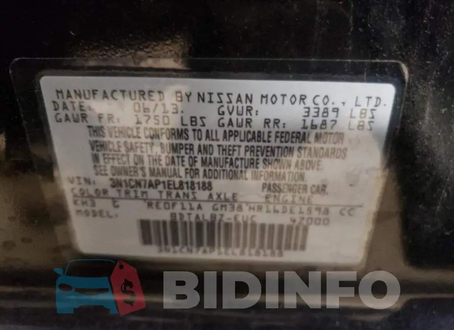 3N1CN7AP1EL818188 Photo# 12