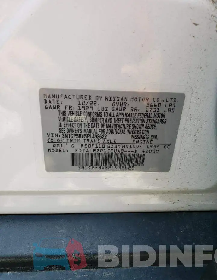 3N1CP5BV5PL492622 Photo# 14
