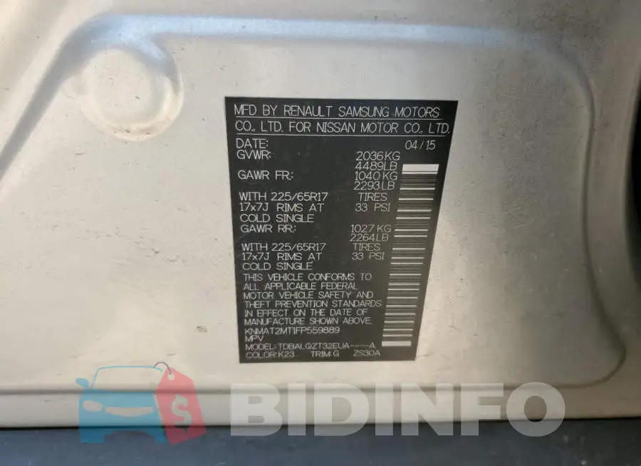 KNMAT2MT1FP559889 Photo# 12