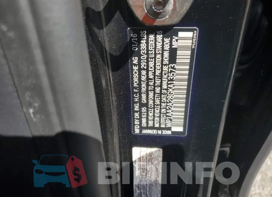 WP1AA2A28GKA13573 Photo# 12