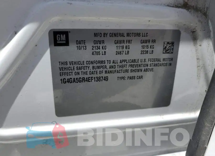 1G4GA5GR4EF138749 Photo# 12