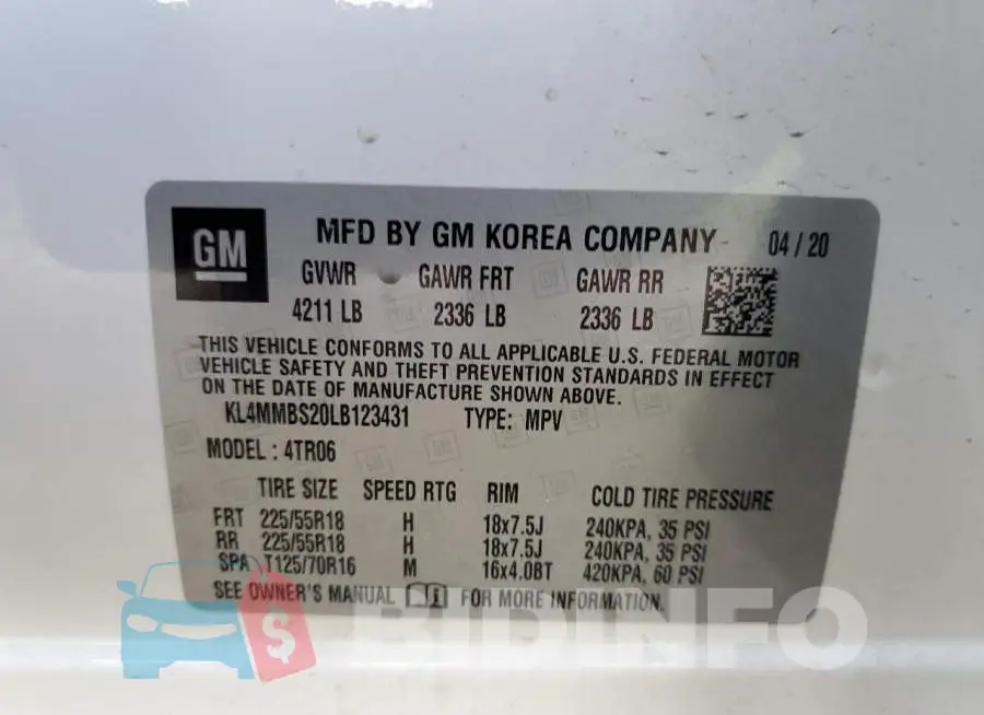 KL4MMBS20LB123431 Photo# 13