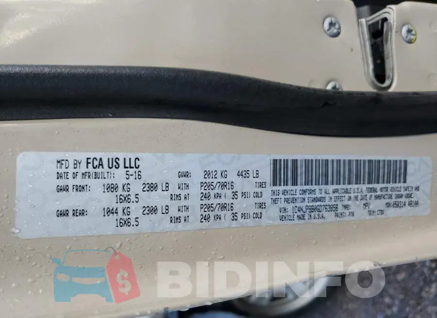 1C4NJPBB0GD763858 Photo# 13