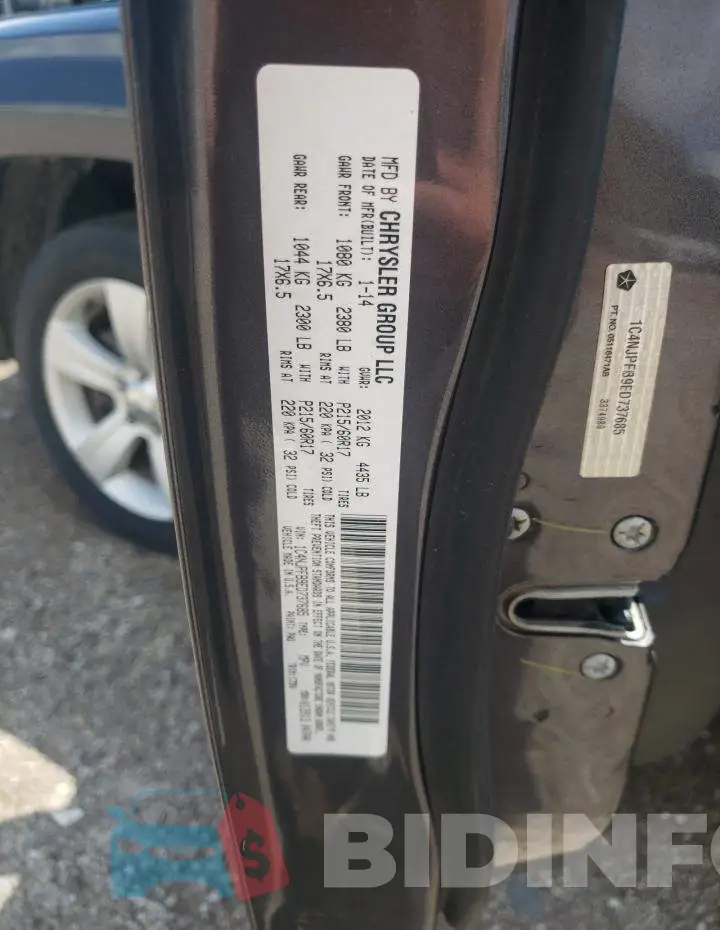 1C4NJPFB9ED737685 Photo# 12