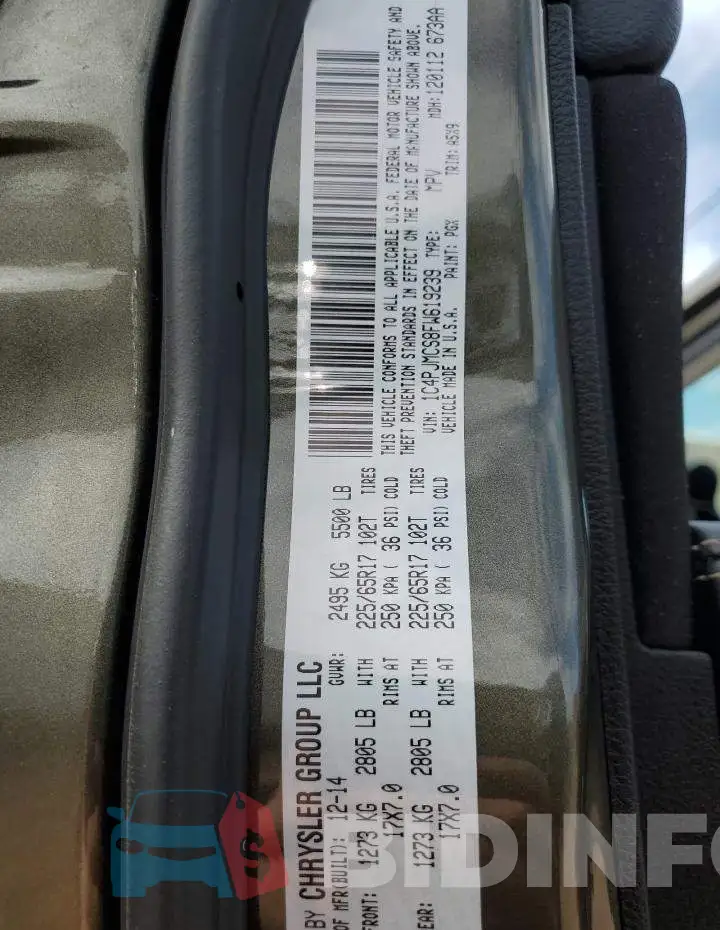 1C4PJMCS8FW619239 Photo# 13