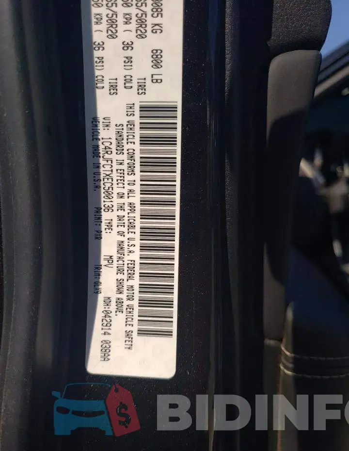 1C4RJFCTXEC500136 Photo# 12