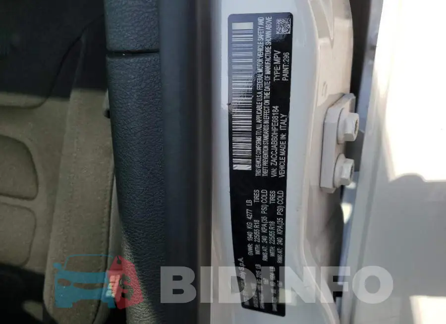 ZACCJABB0HPE68184 Photo# 13