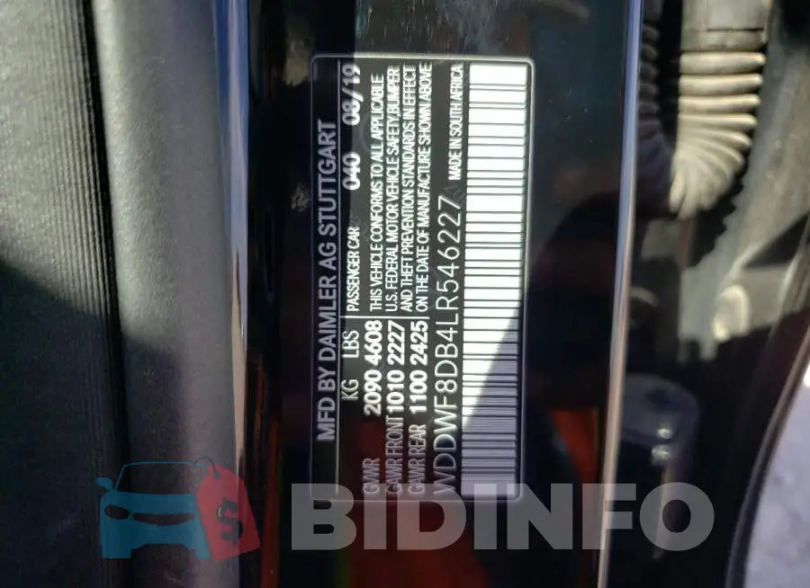 WDDWF8DB4LR546227 Photo# 13
