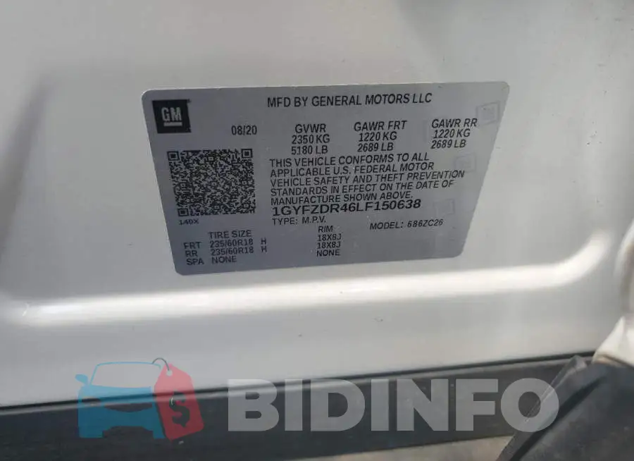 1GYFZDR46LF150638 Photo# 12