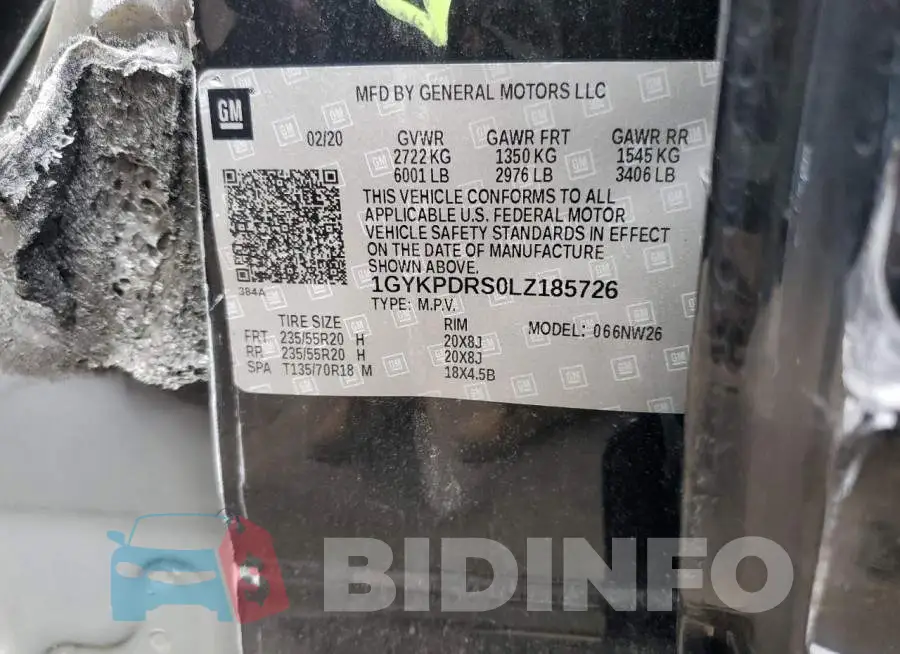 1GYKPDRS0LZ185726 Photo# 12