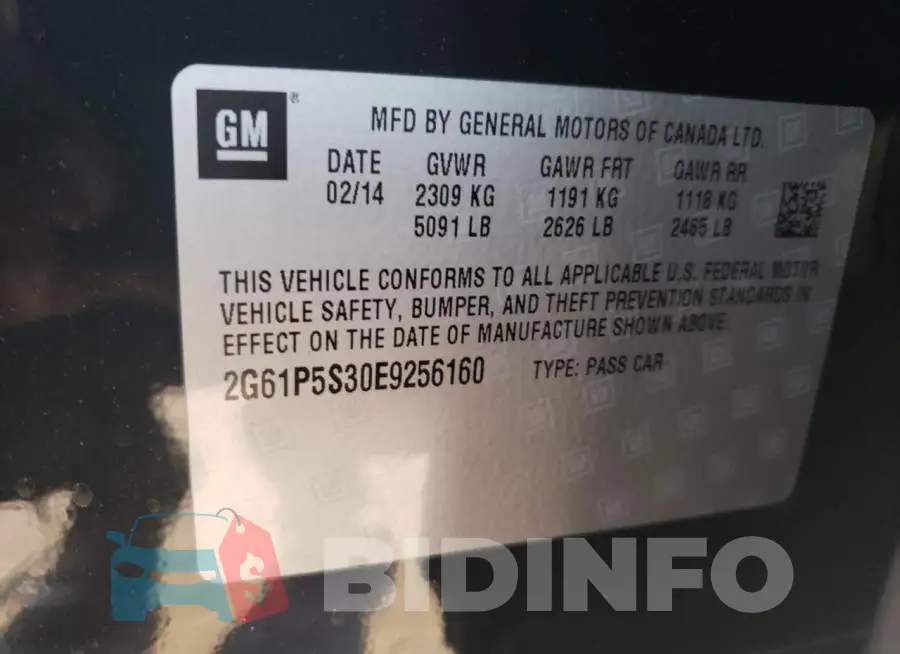 2G61P5S30E9256160 Photo# 12