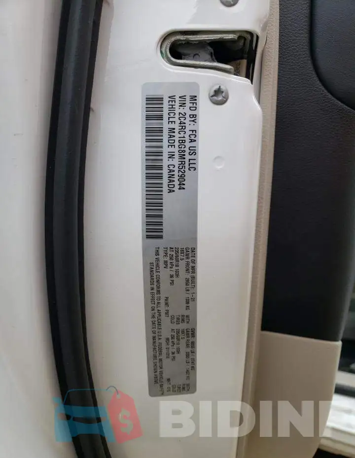 2C4RC1BG8MR529044 Photo# 14