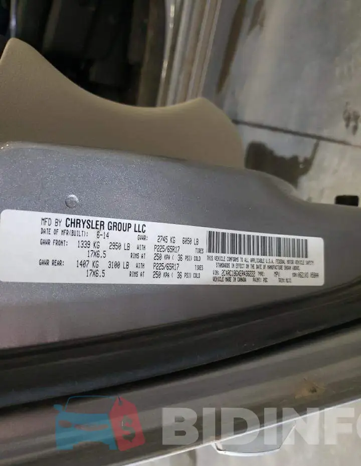 2C4RC1BGXER436222 Photo# 13