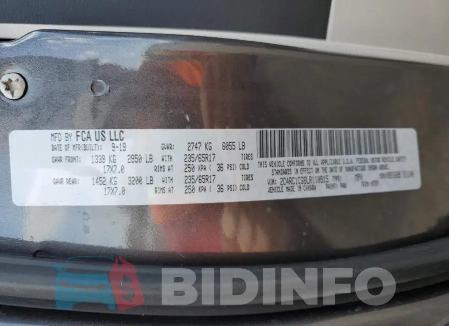 2C4RC1CG6LR110915 Photo# 13