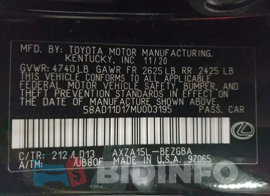 58AD11D17MU003195 Photo# 13