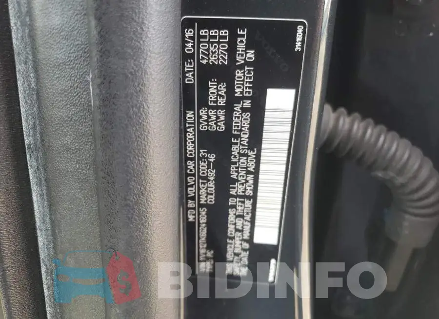 YV1612TK6G2416045 Photo# 12
