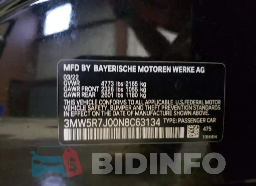 3MW5R7J00N8C63134 Photo# 12