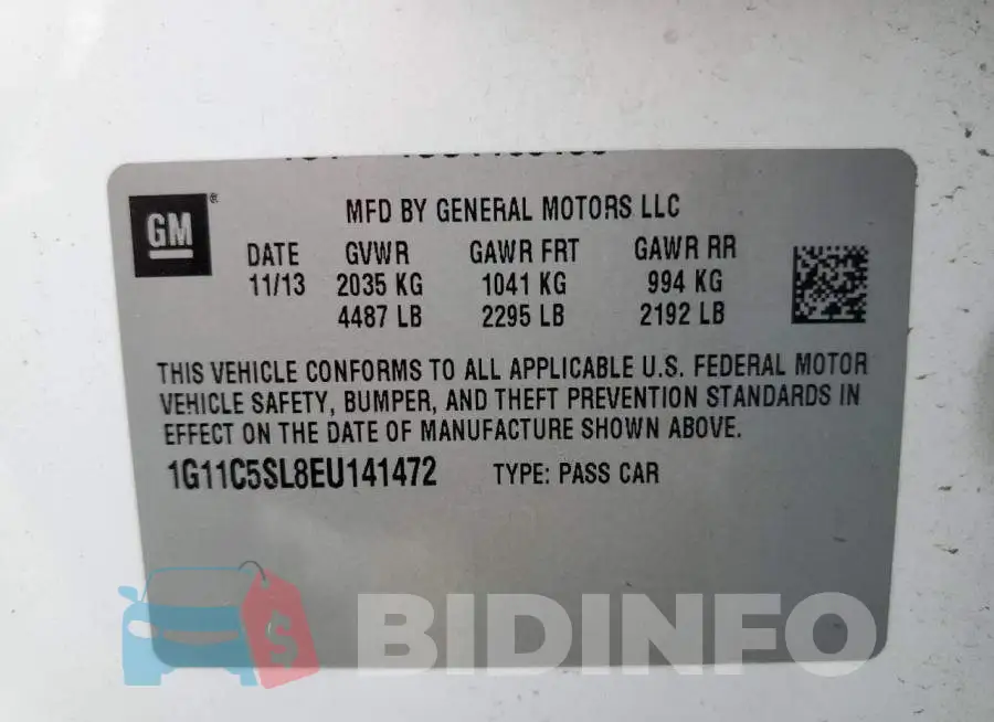 1G11C5SL8EU141472 Photo# 12