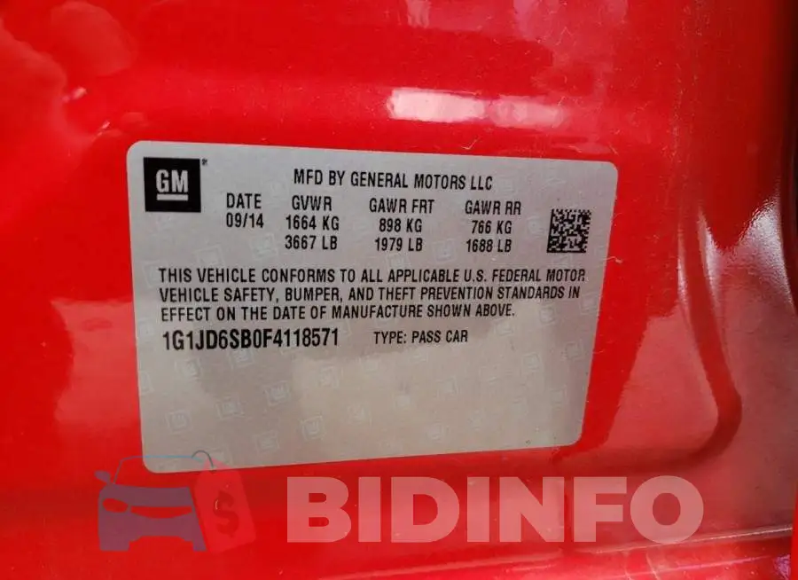 1G1JD6SB0F4118571 Photo# 12