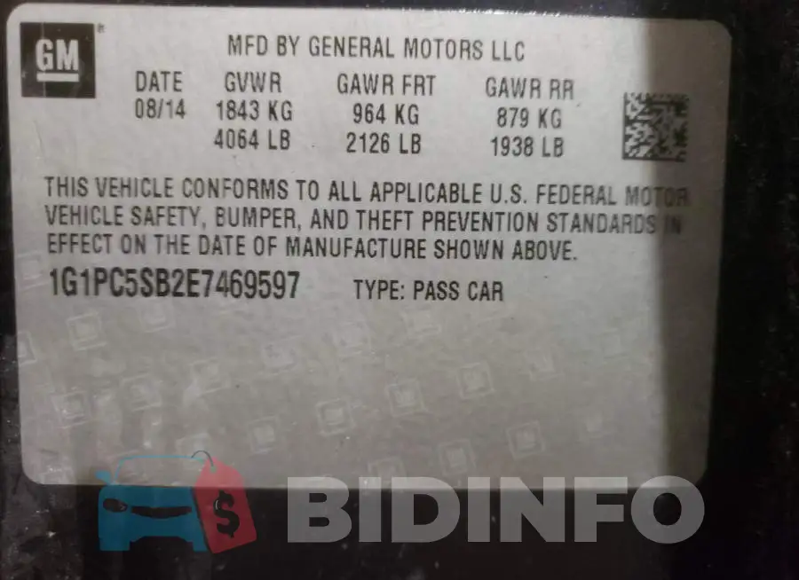 1G1PC5SB2E7469597 Photo# 13