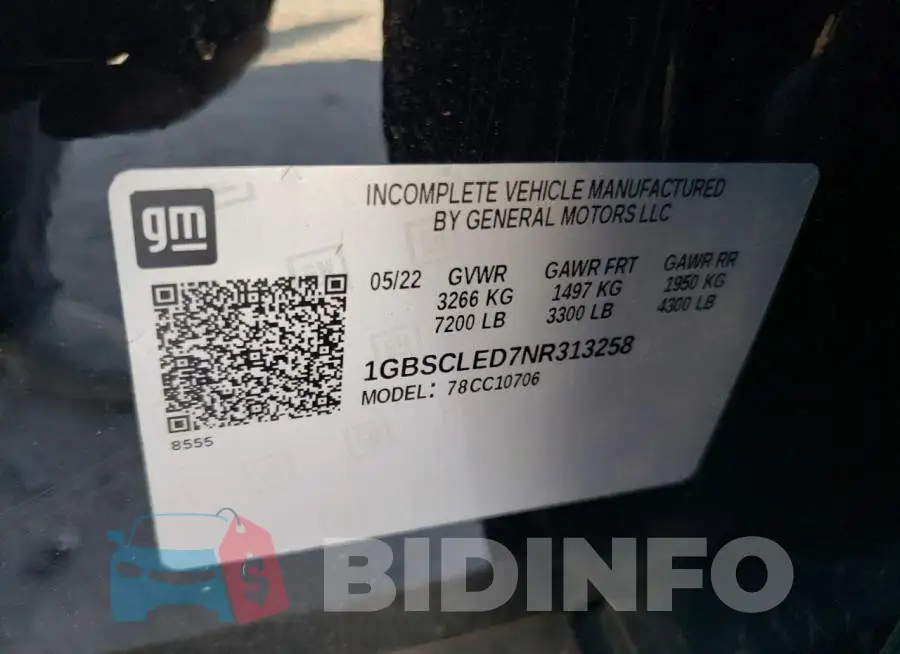 1GBSCLED7NR313258 Photo# 13