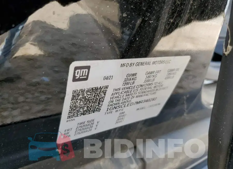 1GNSCLED7MR340283 Photo# 12