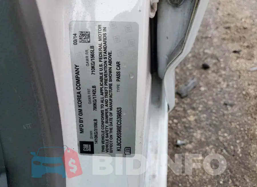 KL8CD6S98EC539853 Photo# 12