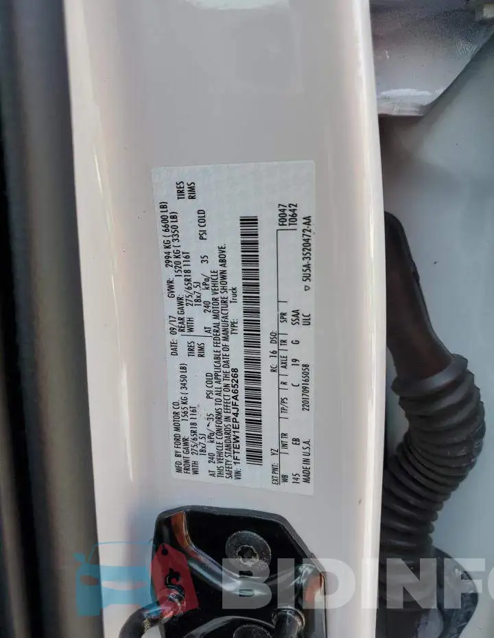 1FTEW1EP4JFA65268 Photo# 12