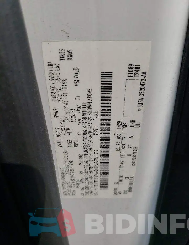 1FTYR1YM0HKA78171 Photo# 13
