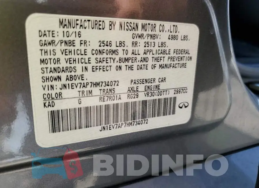 JN1EV7AP7HM734072 Photo# 12