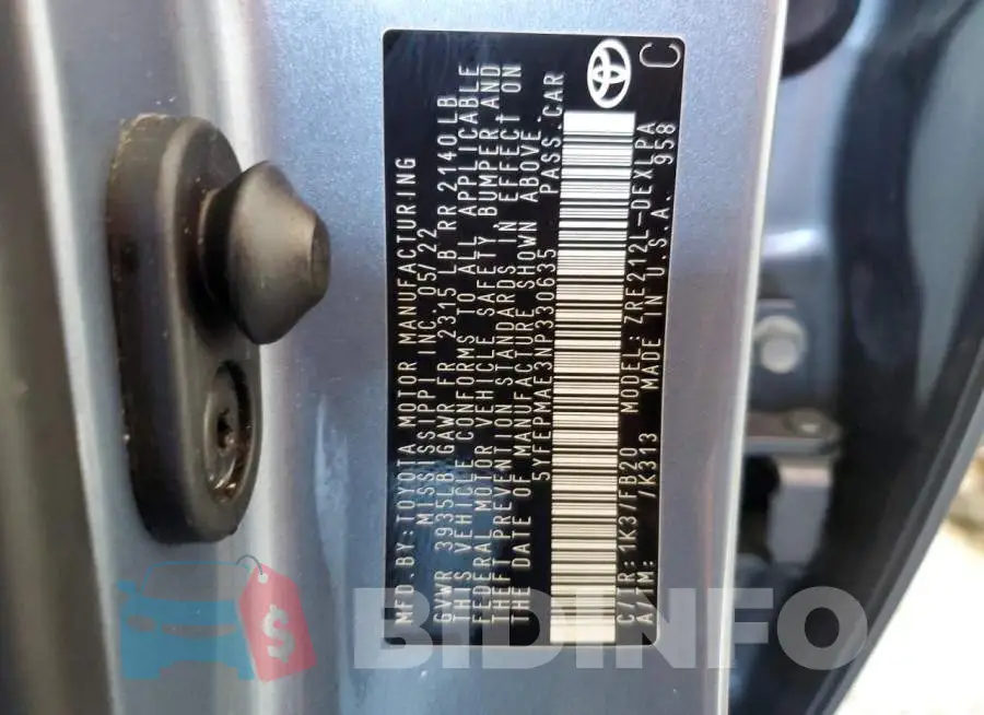 5YFEPMAE3NP330635 Photo# 12