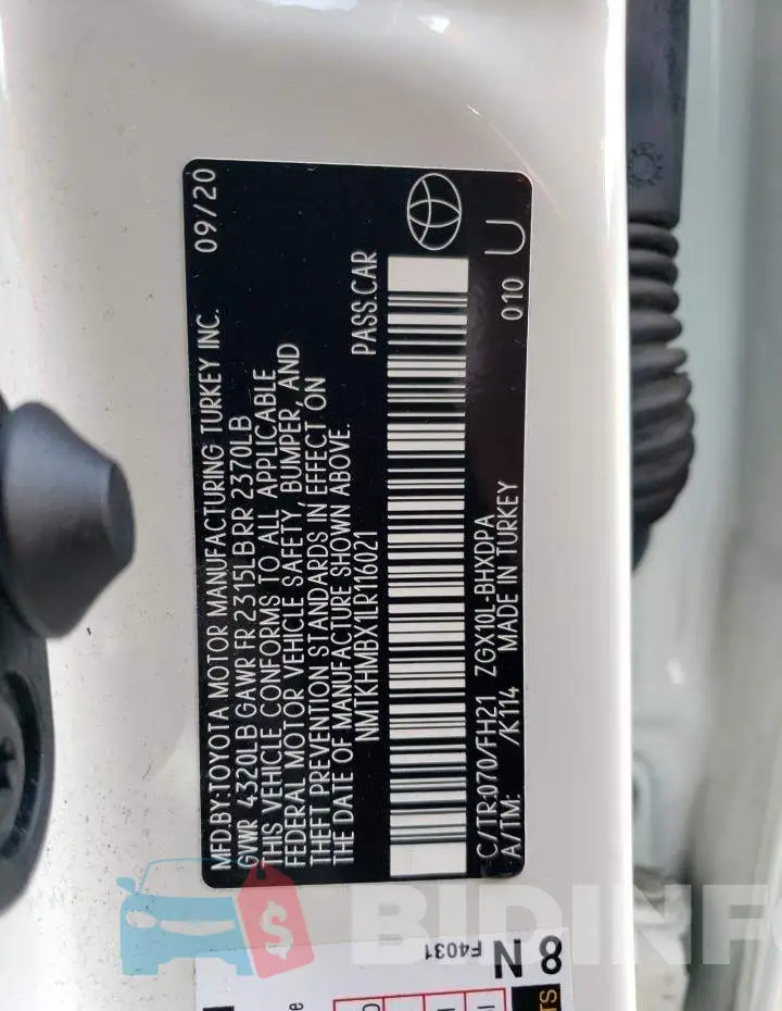 NMTKHMBX1LR116021 Photo# 13