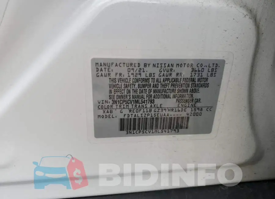 3N1CP5CV1ML541793 Photo# 12