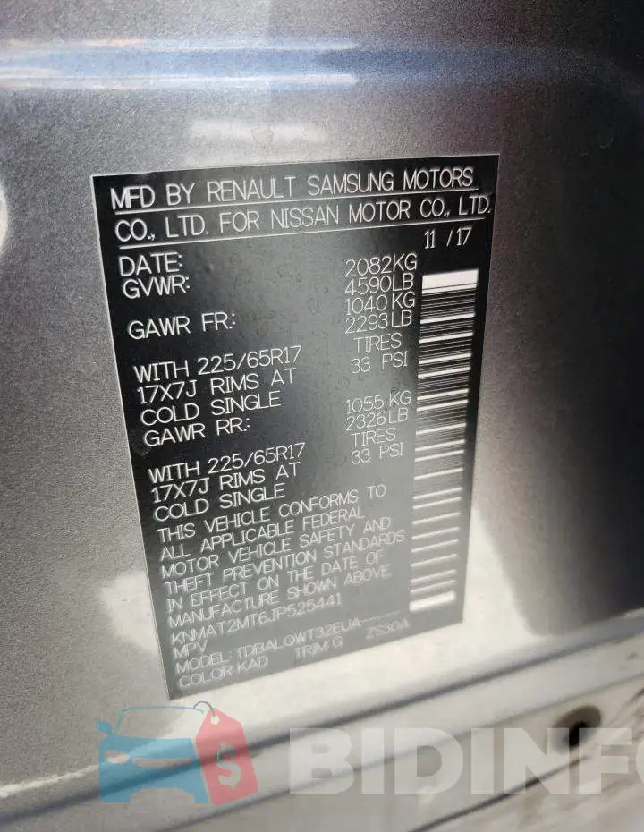KNMAT2MT6JP525441 Photo# 12
