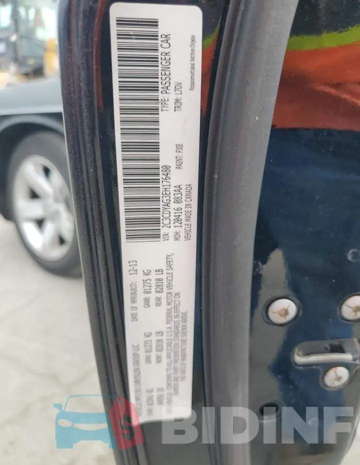 2C3CDYAG3EH176480 Photo# 12