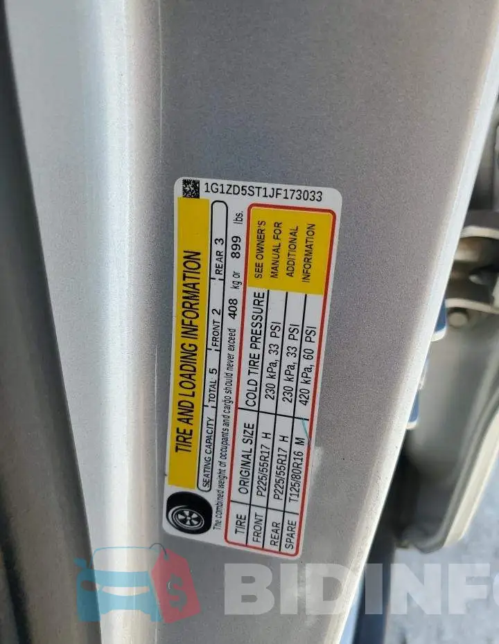 1G1ZD5ST1JF173033 Photo# 13