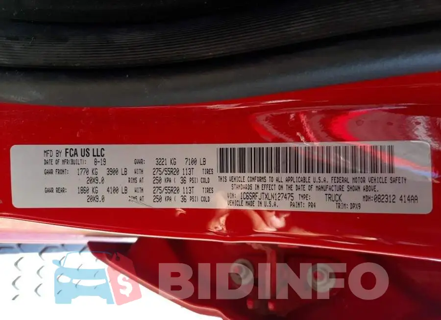 1C6SRFJTXLN127475 Photo# 12