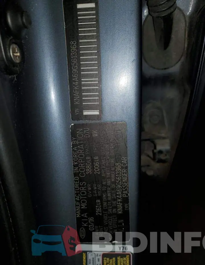 KNAFK4A69G5613968 Photo# 12