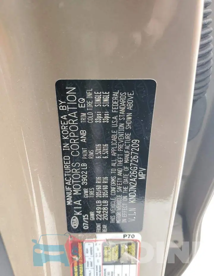 KNDJN2A26G7267209 Photo# 13