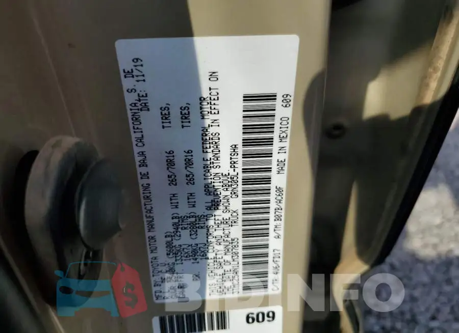 3TMCZ5AN1LM307835 Photo# 12
