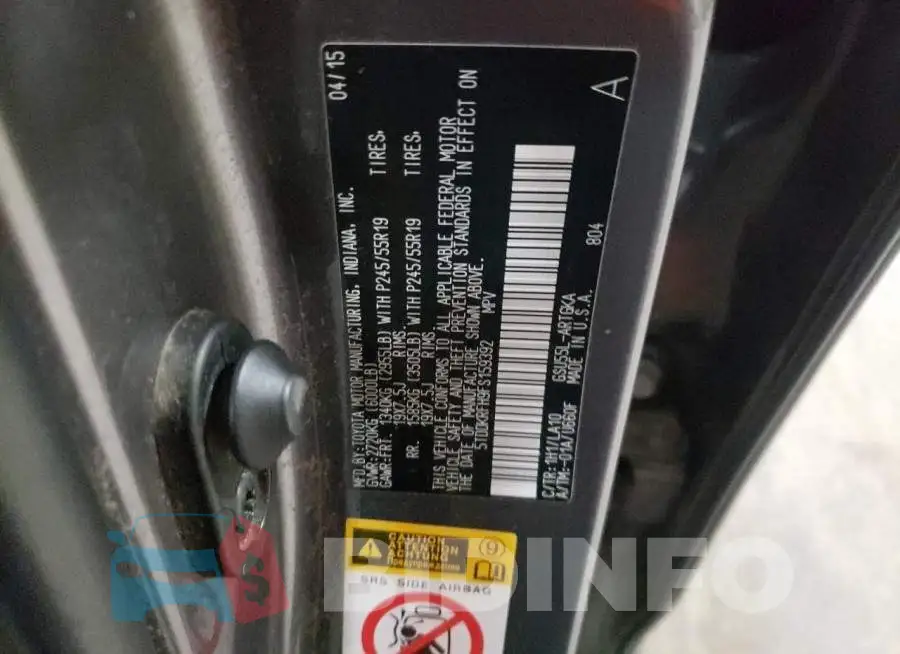 5TDDKRFH9FS159392 Photo# 13