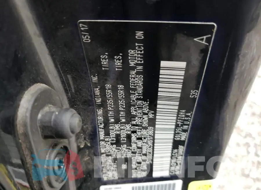 5TDDZ3DC5HS173809 Photo# 13