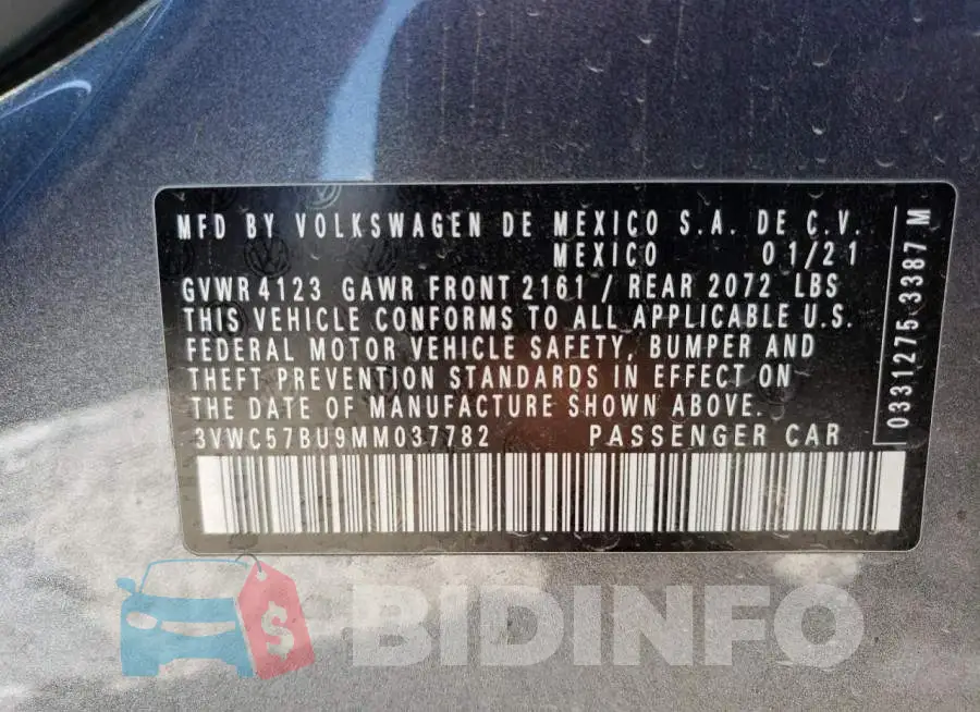 3VWC57BU9MM037782 Photo# 12