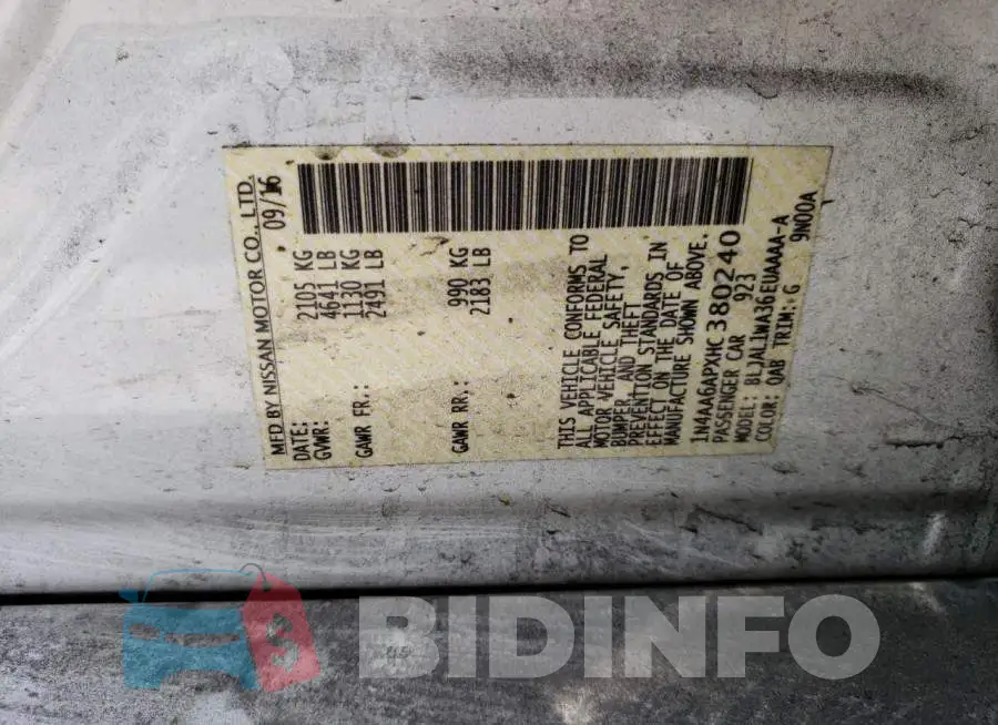 1N4AA6APXHC380240 Photo# 12
