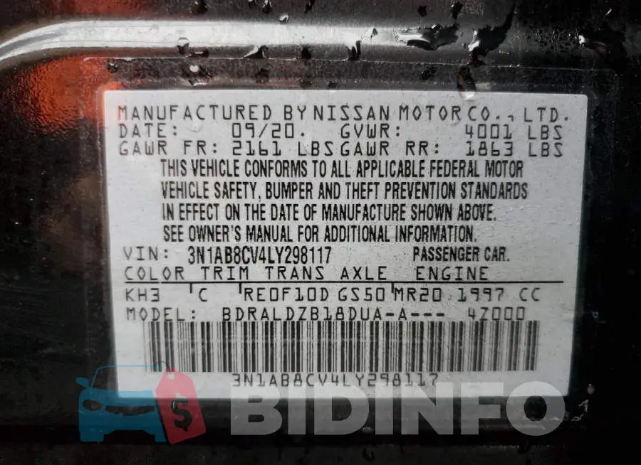 3N1AB8CV4LY298117 Photo# 12