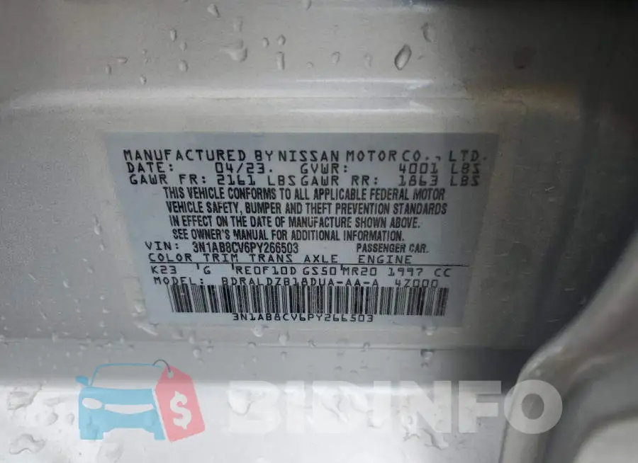 3N1AB8CV6PY266503 Photo# 12